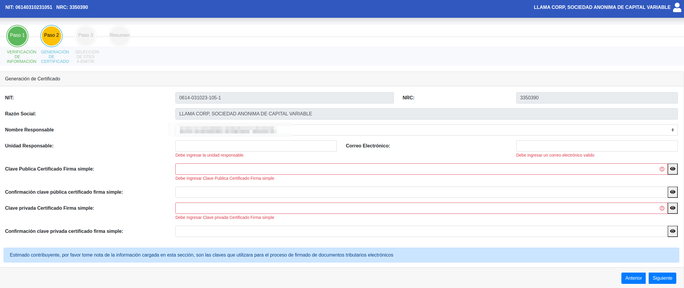 Imagen del formulario